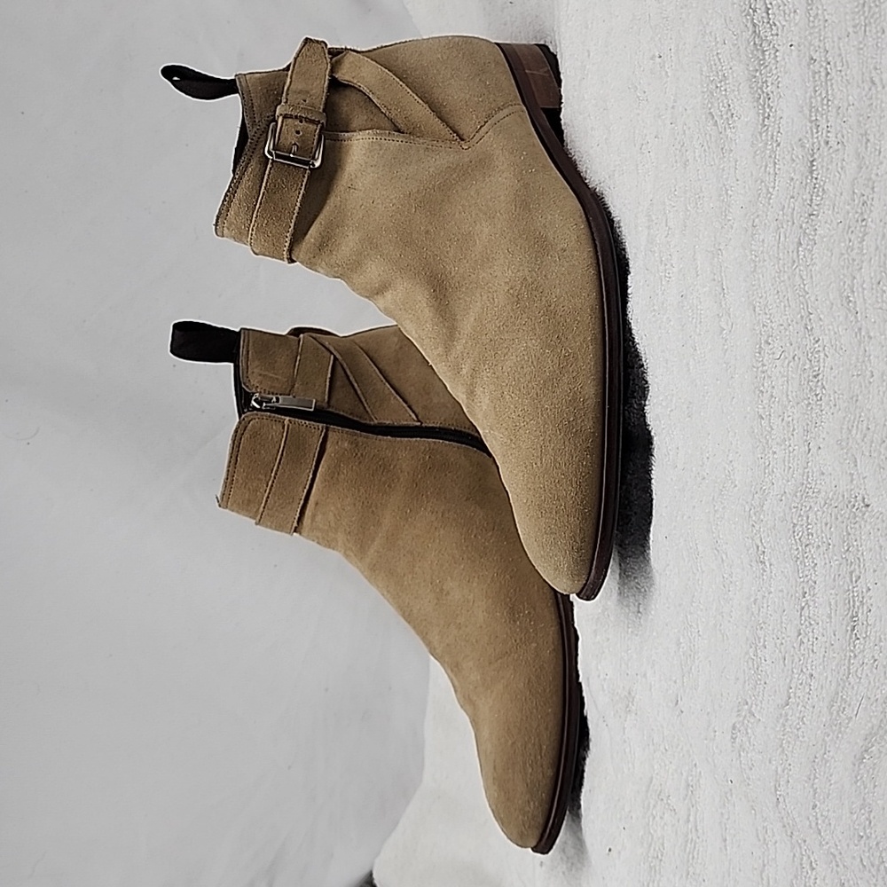 ADAM DERRICK'S TO BOOT NEW YORK MADE IN ITALY ALMOND TOE ANKLE BOOTS MENS 9